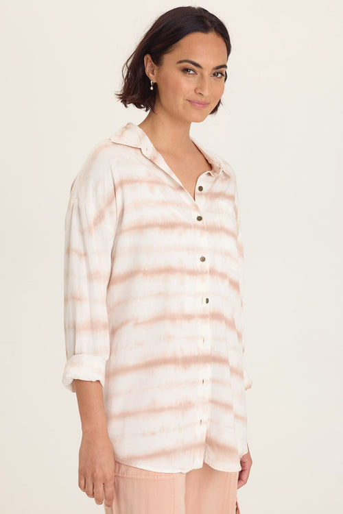 Dusten Lightweight Oversize Button-Up