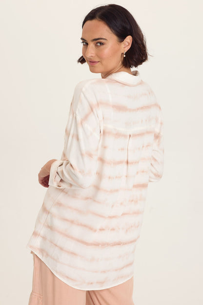 Dusten Lightweight Oversize Button-Up