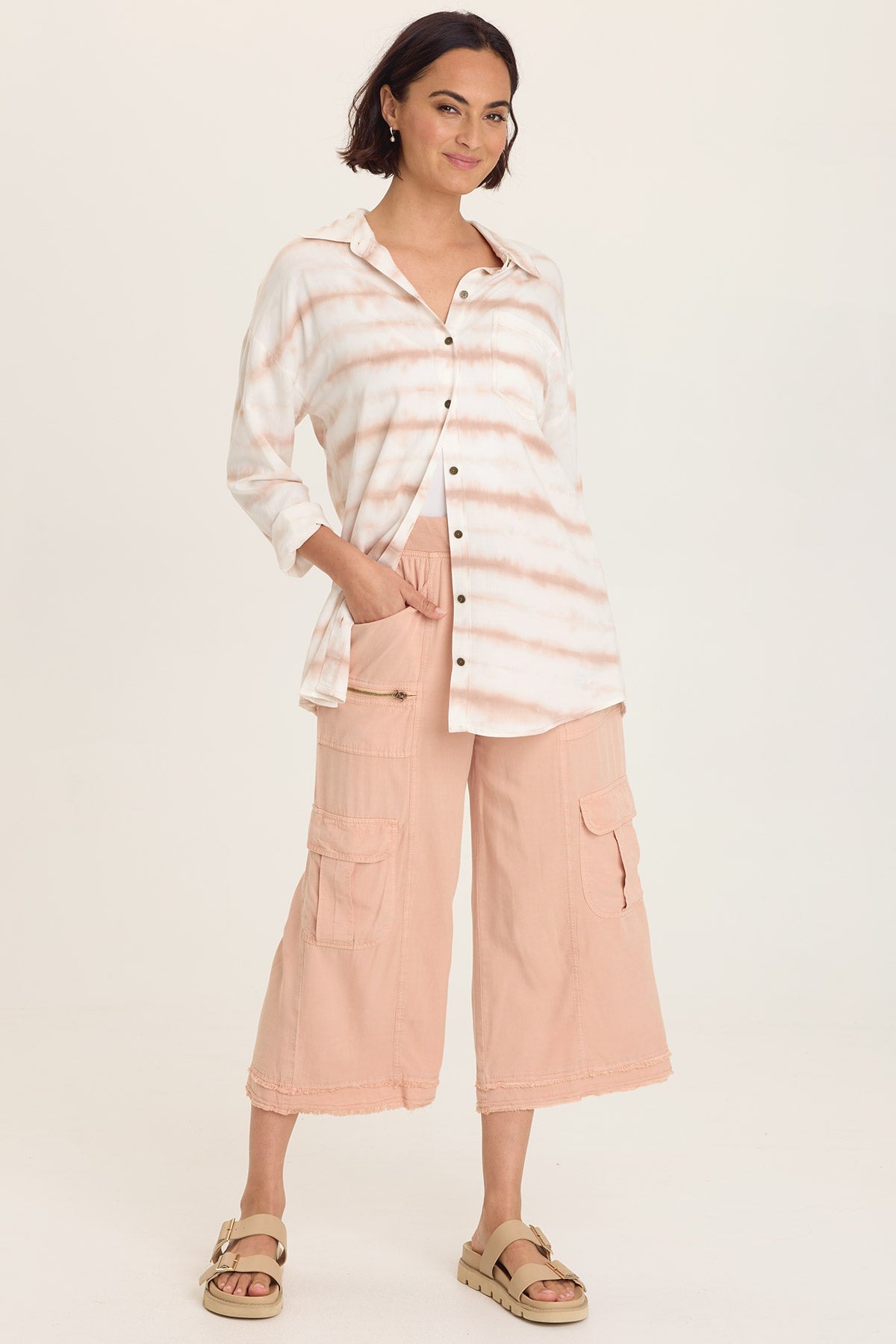 Dusten Lightweight Oversize Button-Up