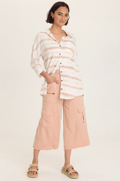 Dusten Lightweight Oversize Button-Up