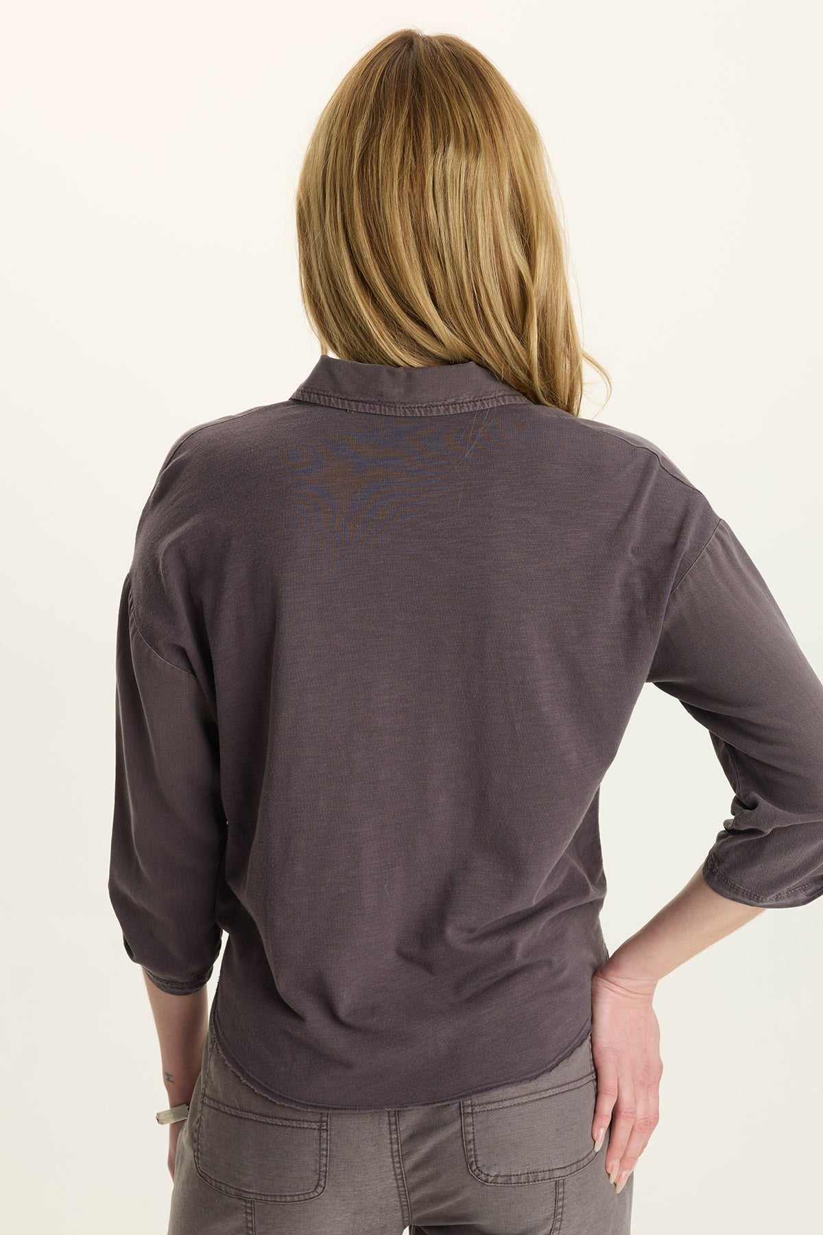 Tyrell Lightweight Tie-Front Button-Up