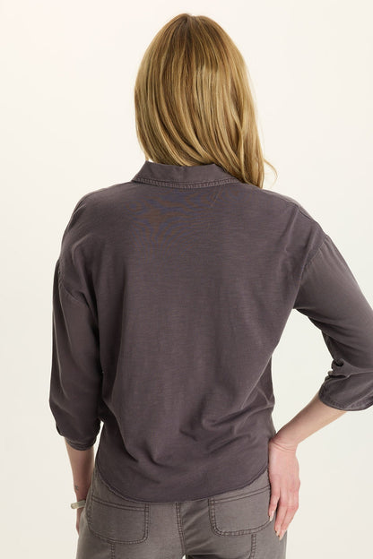 Tyrell Lightweight Tie-Front Button-Up