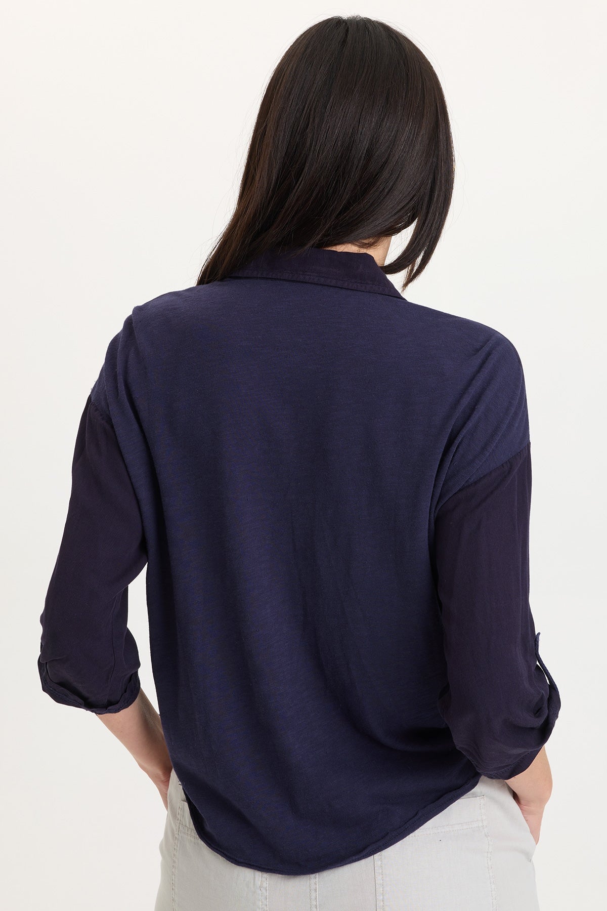 Tyrell Lightweight Tie-Front Button-Up