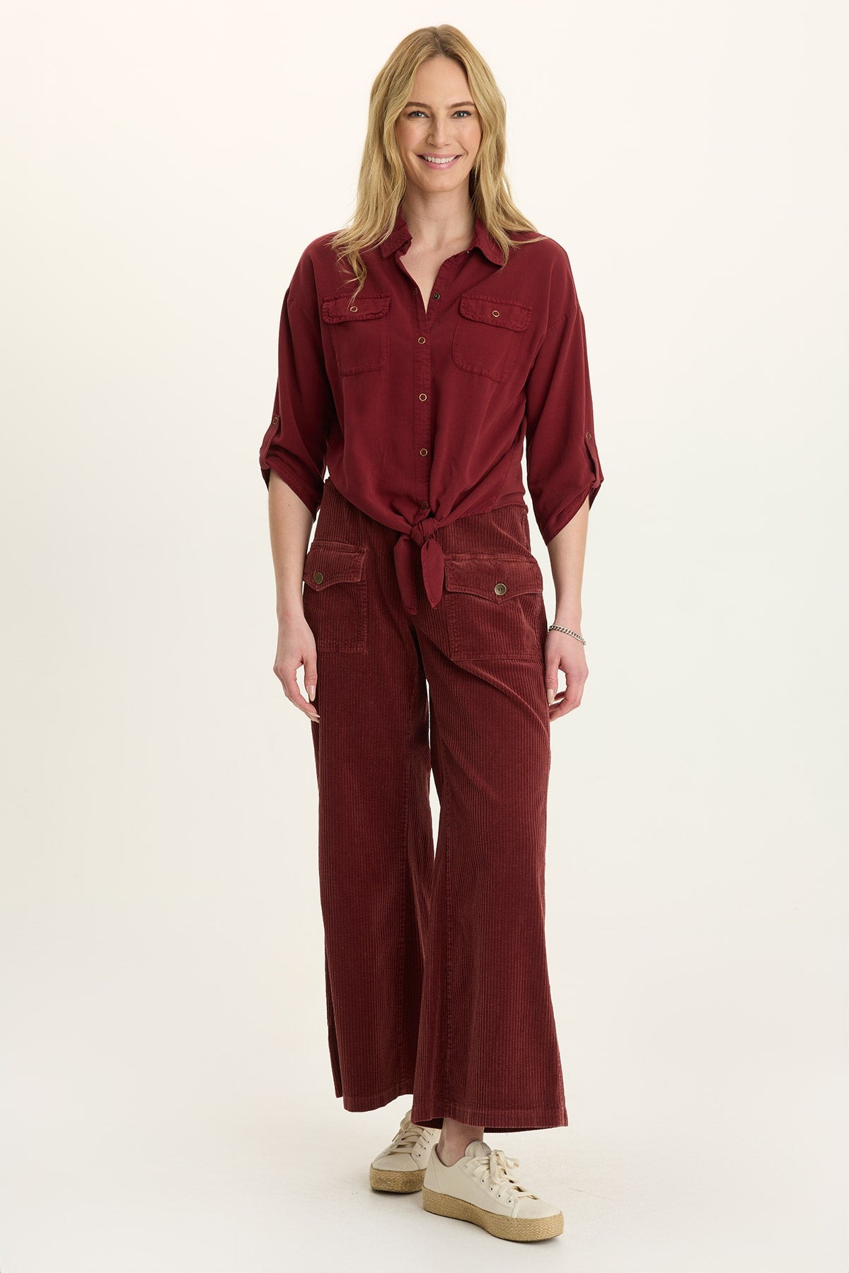 Veera Wide-Leg Corduroy Pant