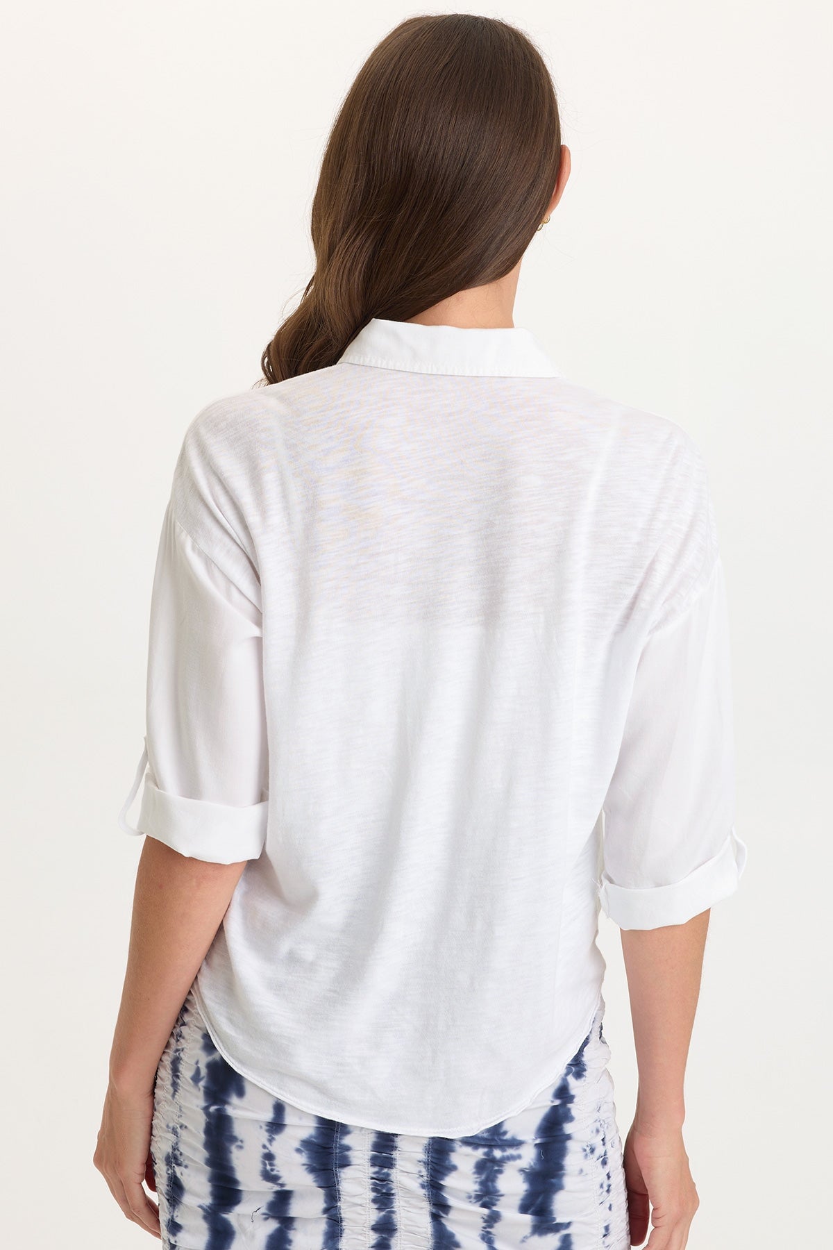 Tyrell Lightweight Tie-Front Button-Up