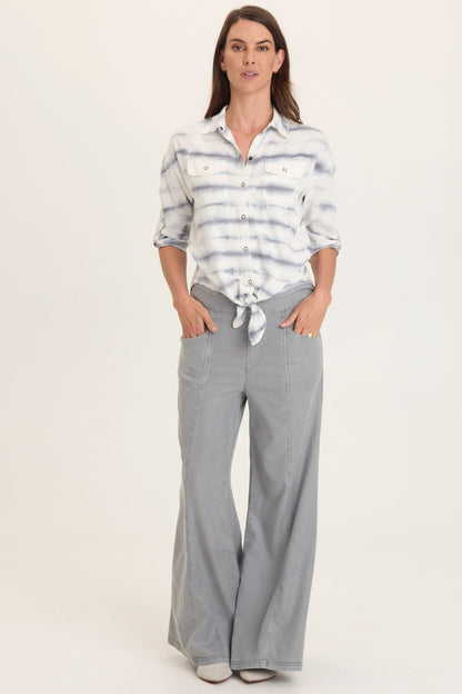 Faulk Twill Pull-On Bell Bottoms