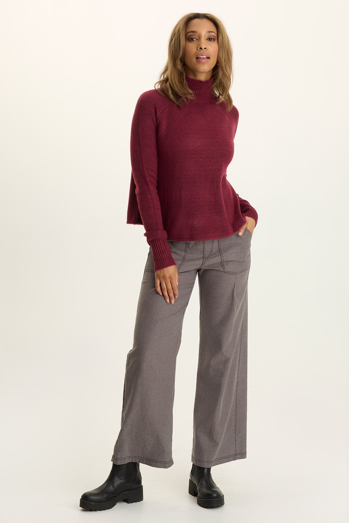 Alessi Mock-Neck Sweater