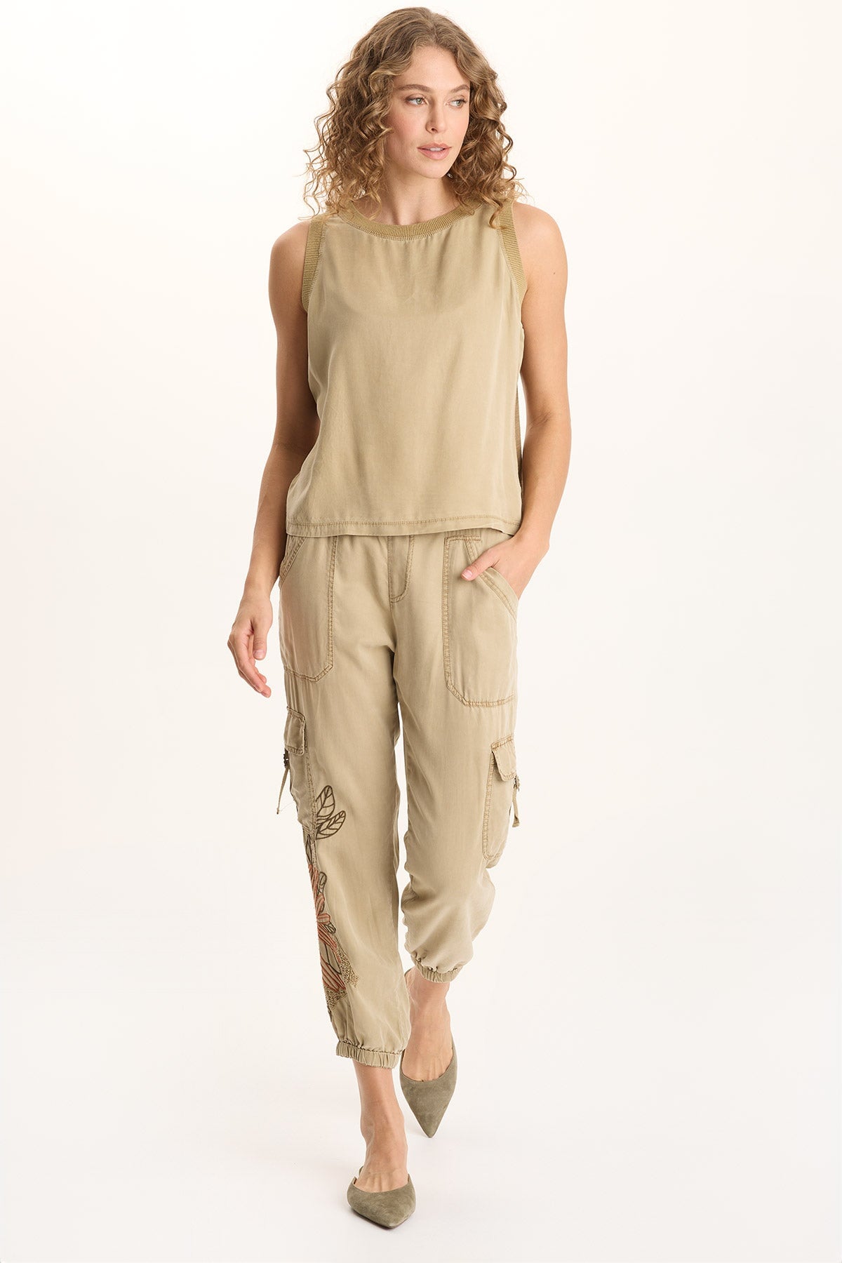 Katrine Soft Twill Elevated Tank