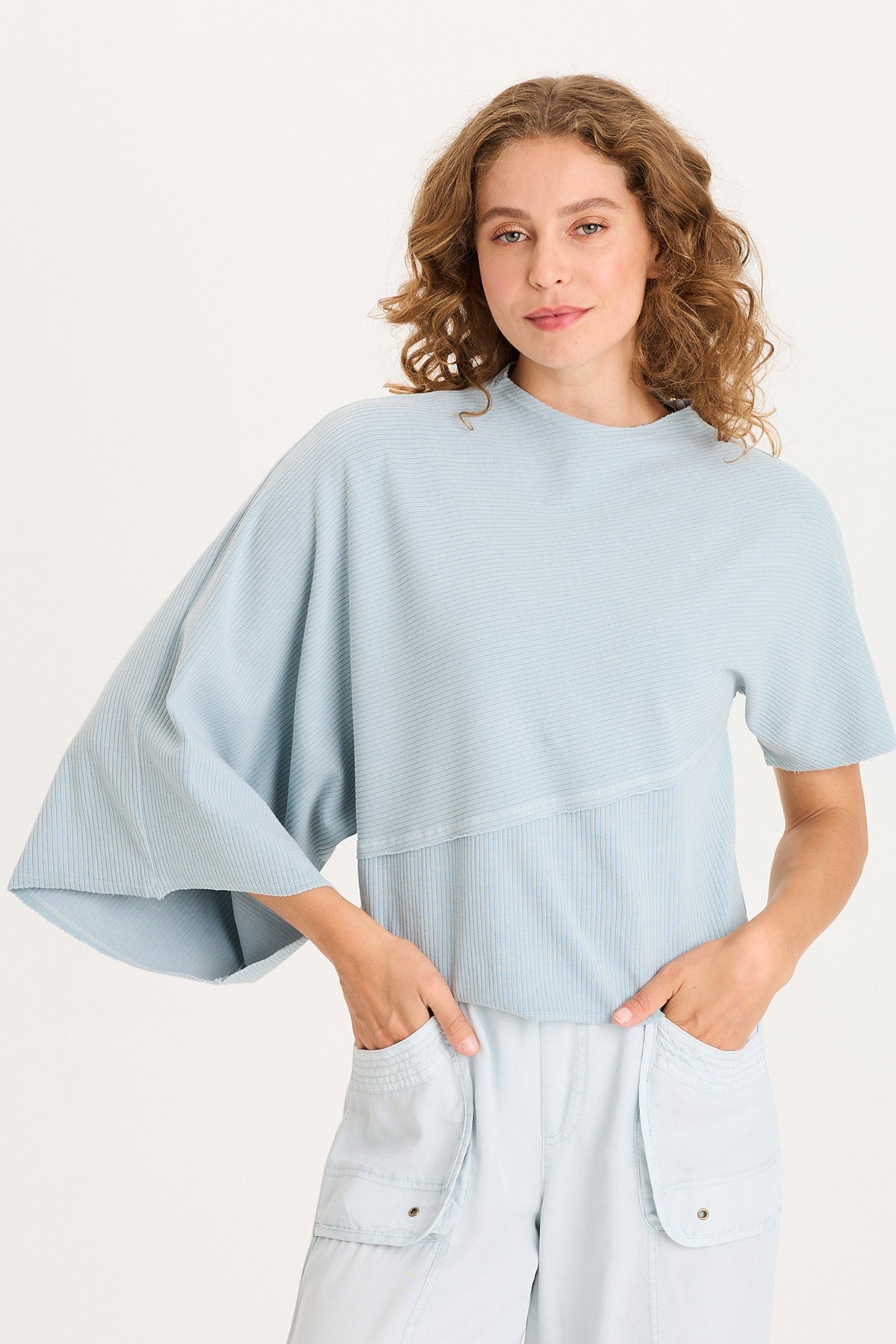 Gilchrist Asymmetrical Sleeve Top