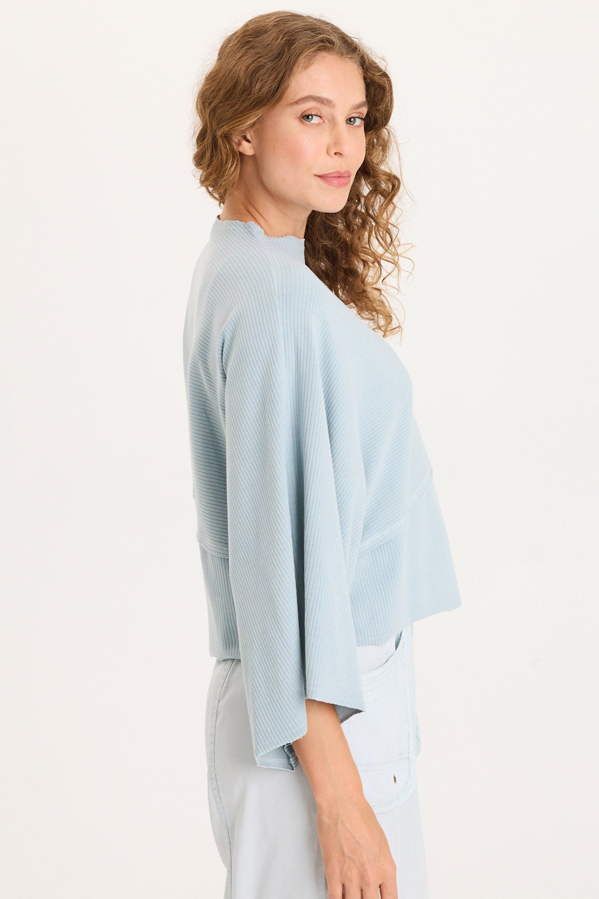 Gilchrist Asymmetrical Sleeve Top