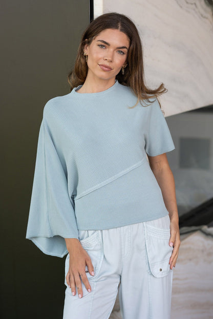 Gilchrist Asymmetrical Sleeve Top