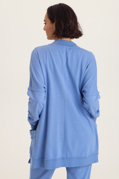 Trude Fleece Button-Up Cardigan
