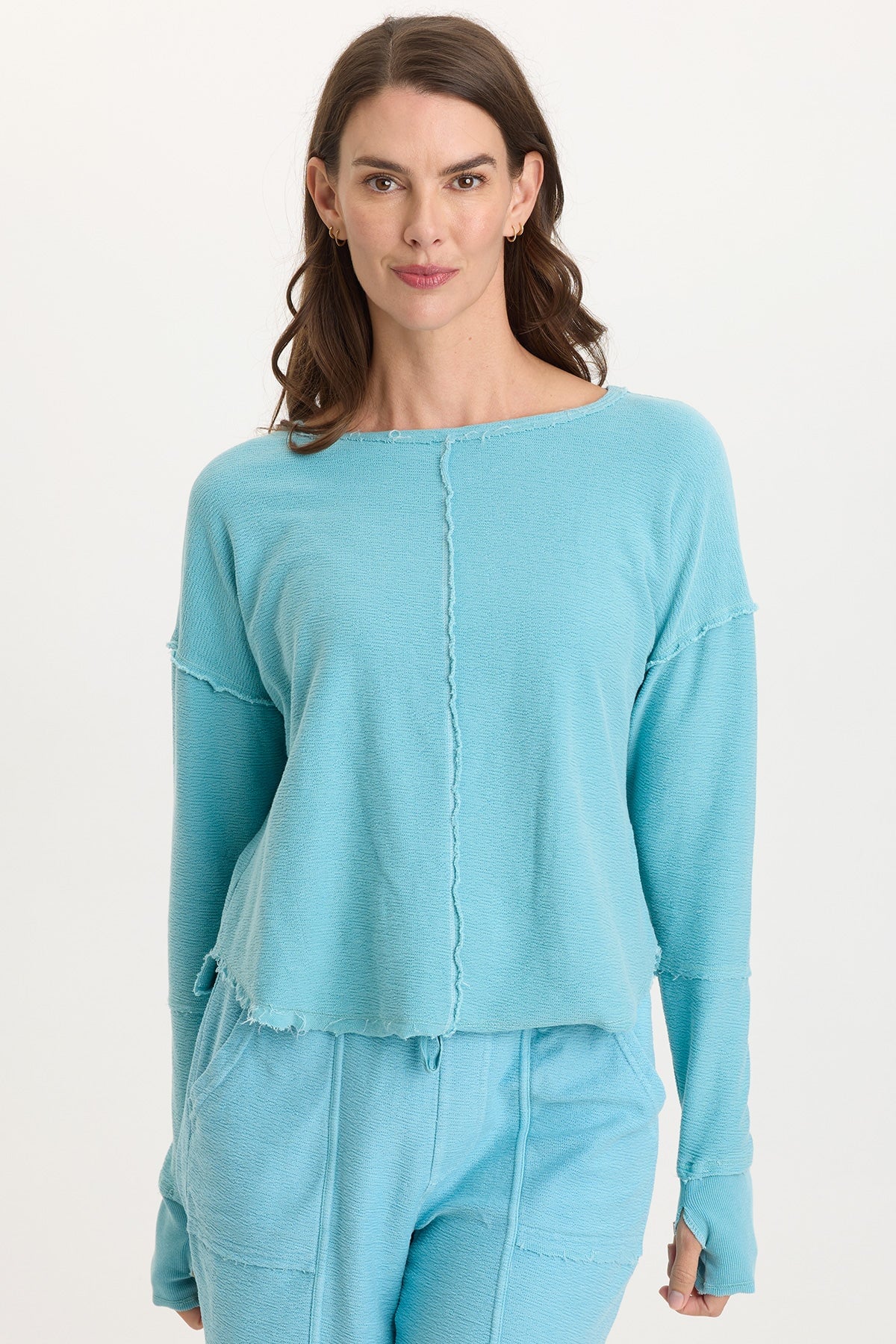 Annika Long Sleeve Boat Neck Top