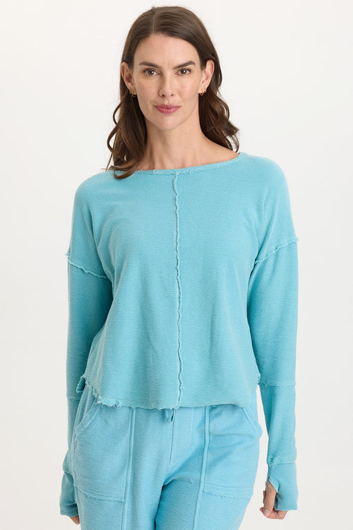 Annika Long Sleeve Boat Neck Top