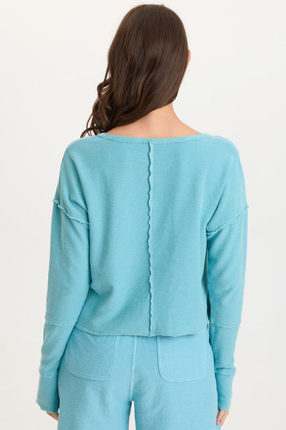 Annika Long Sleeve Boat Neck Top