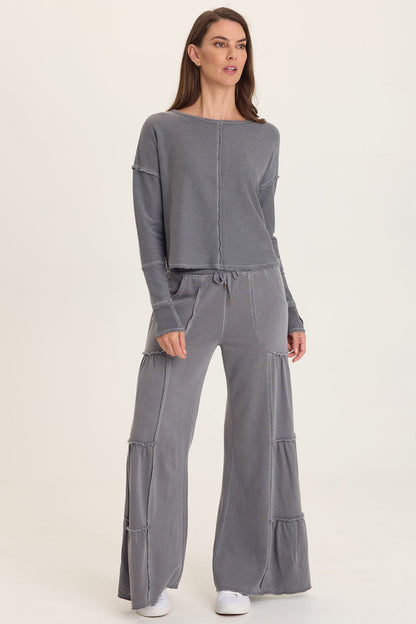 Annika Long Sleeve Boat Neck Top