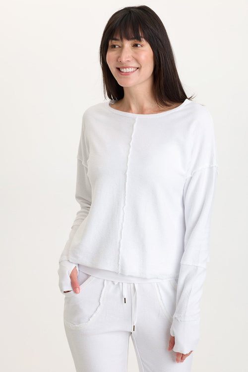 Annika Long Sleeve Boat Neck Top
