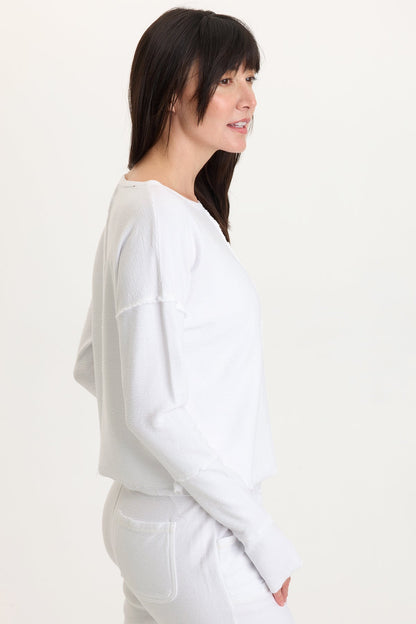 Annika Long Sleeve Boat Neck Top