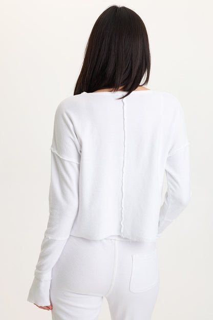 Annika Long Sleeve Boat Neck Top