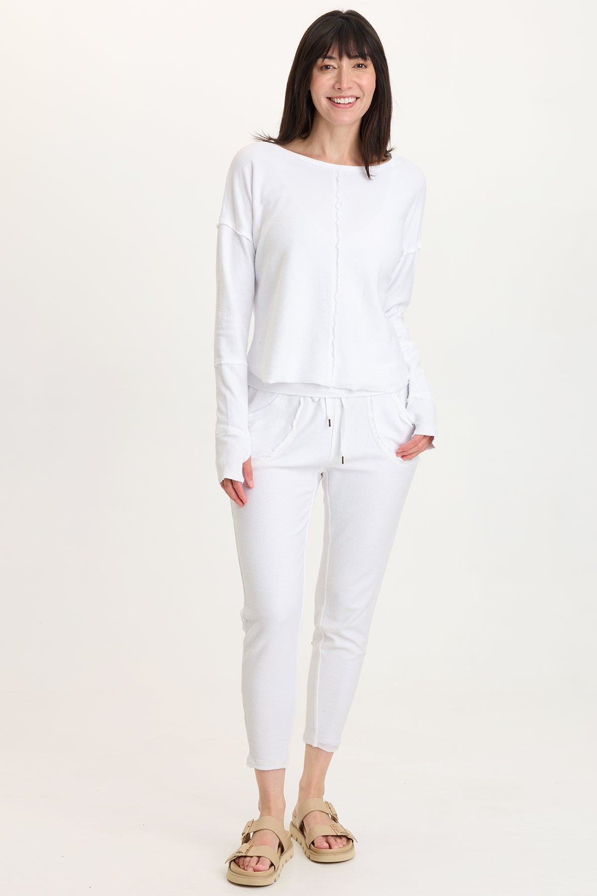 Annika Long Sleeve Boat Neck Top