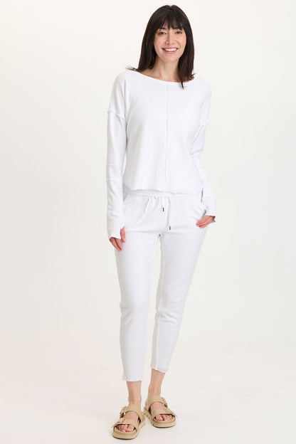 Annika Long Sleeve Boat Neck Top