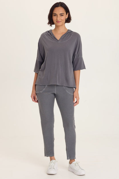 Kiefer Slim Leg Crepe Knit Pant