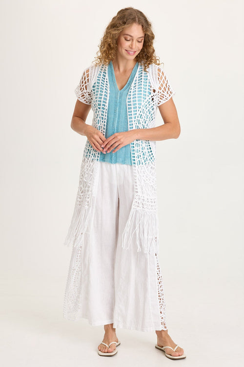 Calix Crochet Fringe Cover-Up