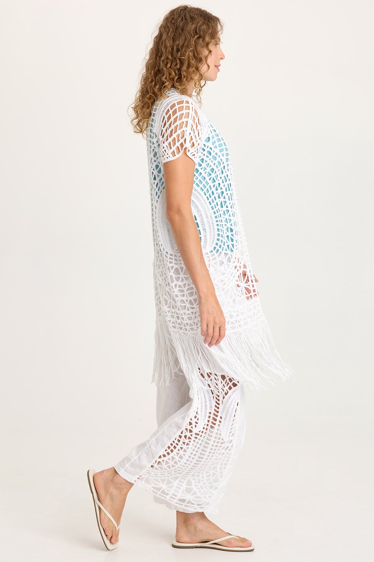 Calix Crochet Fringe Cover-Up