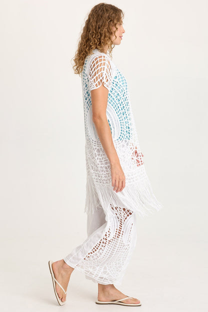 Calix Crochet Fringe Cover-Up