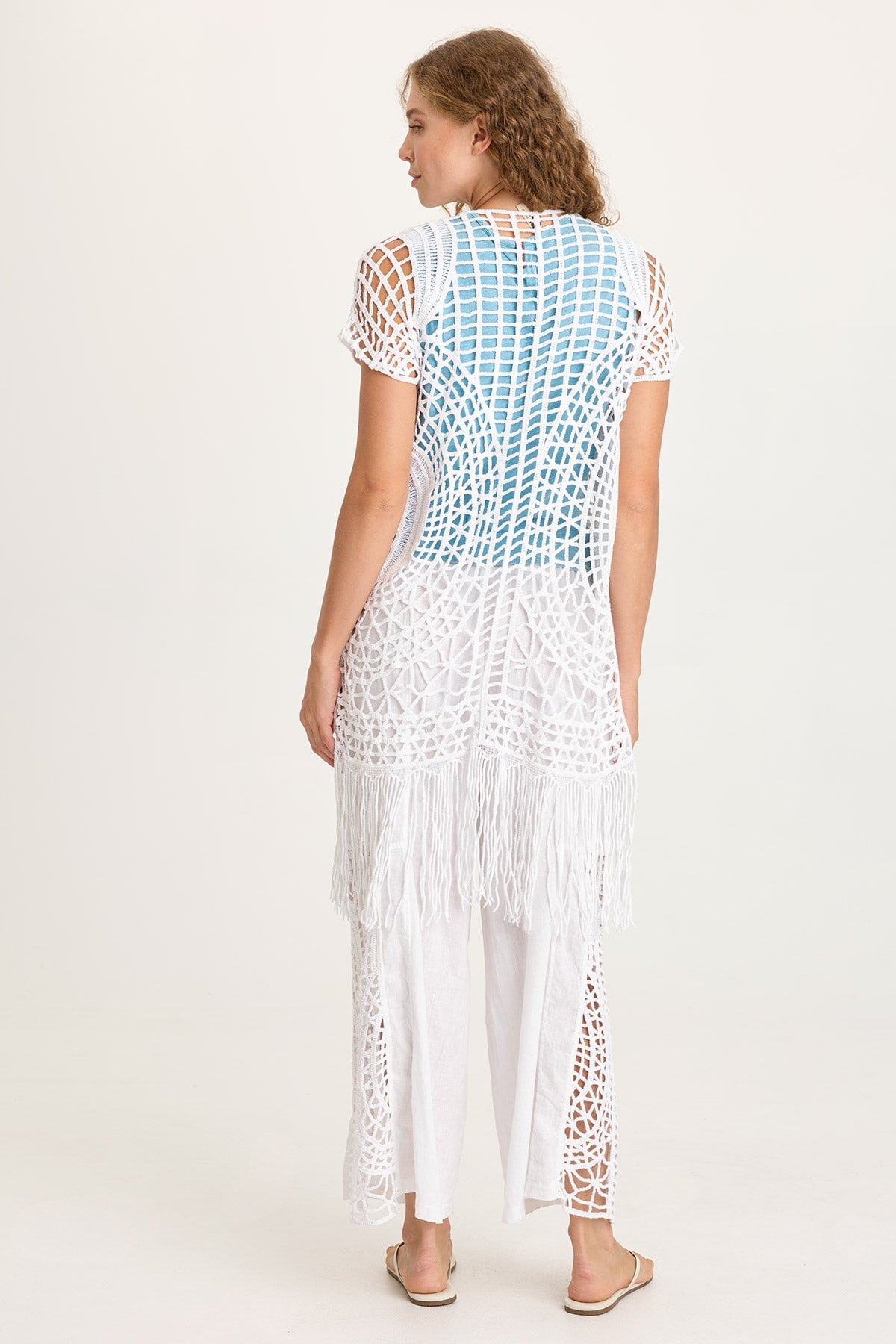 Calix Crochet Fringe Cover-Up