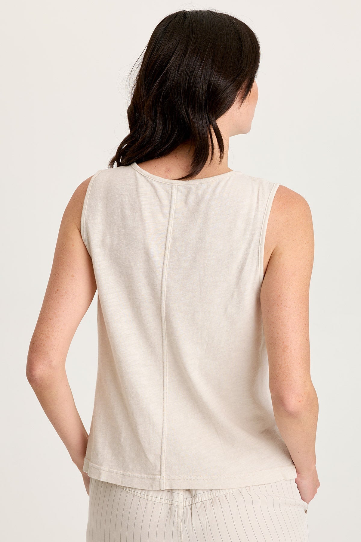 Siska Pinstripe V-Neck Tank
