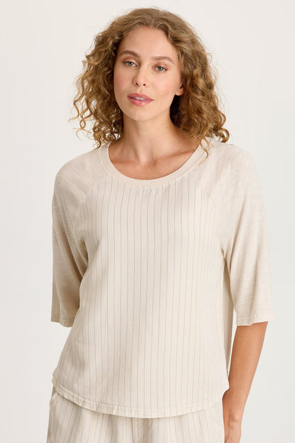 Jory Pinstripe Raglan Top