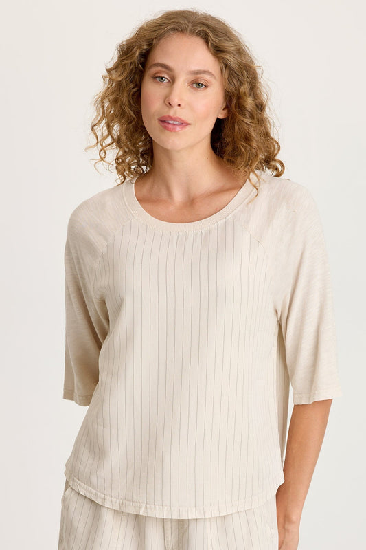Jory Pinstripe Raglan Top