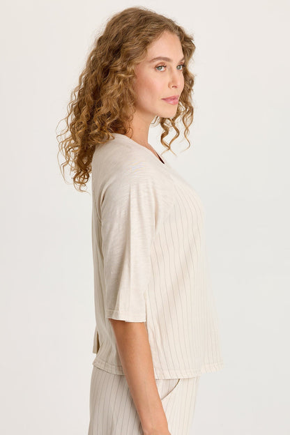 Jory Pinstripe Raglan Top