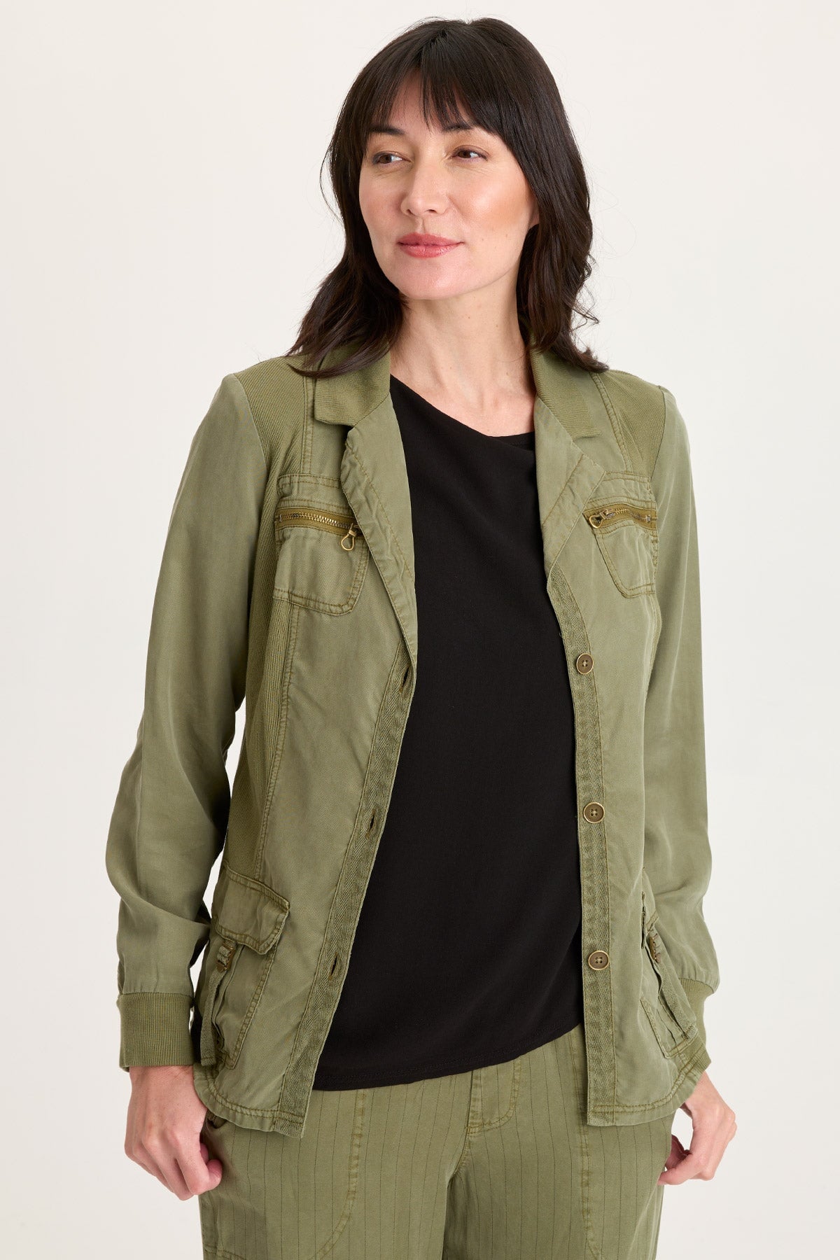 Maela Twill Relaxed Blazer