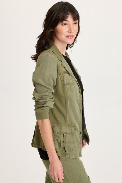 Maela Twill Relaxed Blazer