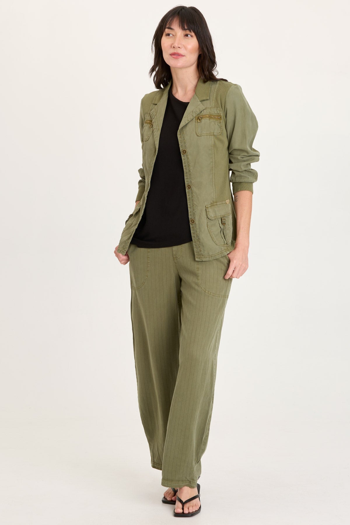 Maela Twill Relaxed Blazer