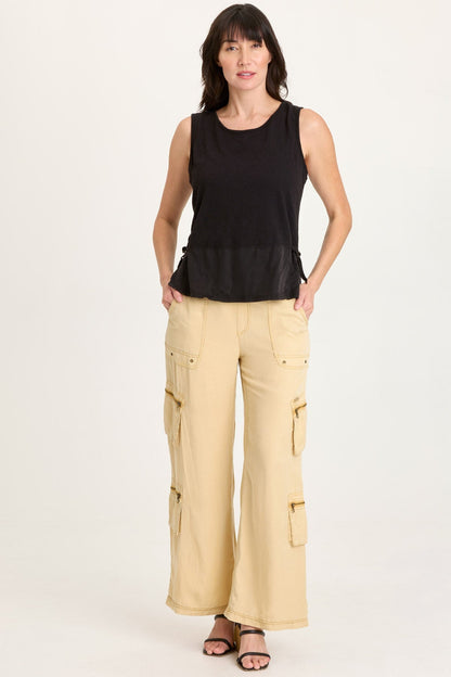Britte Twill Multi-Pocket Cargo Pant