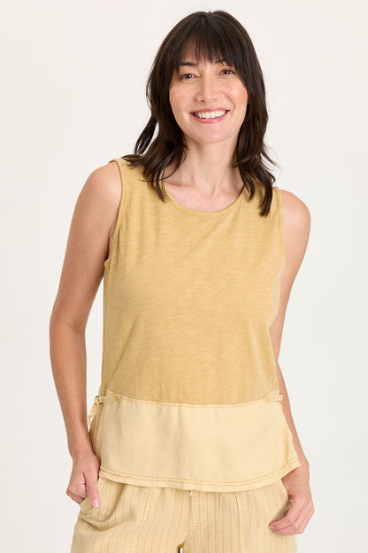 Enna Cinchable Twill Tank