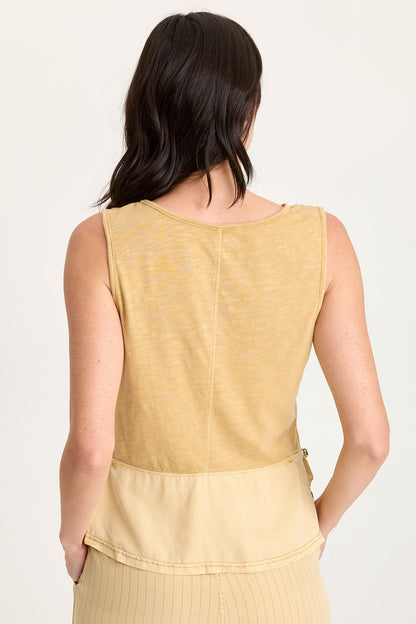 Enna Cinchable Twill Tank