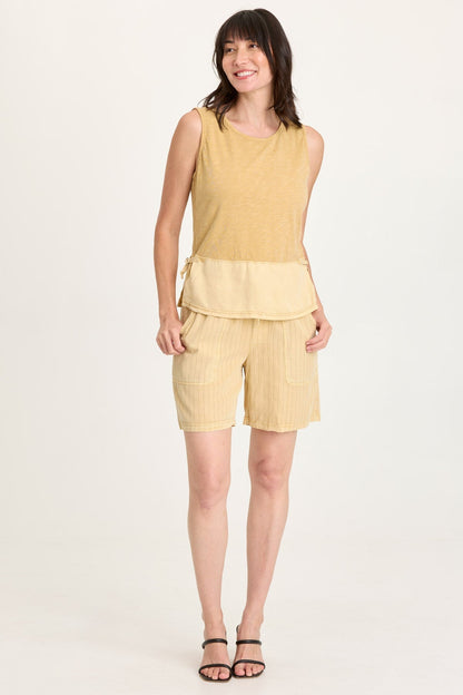 Enna Cinchable Twill Tank