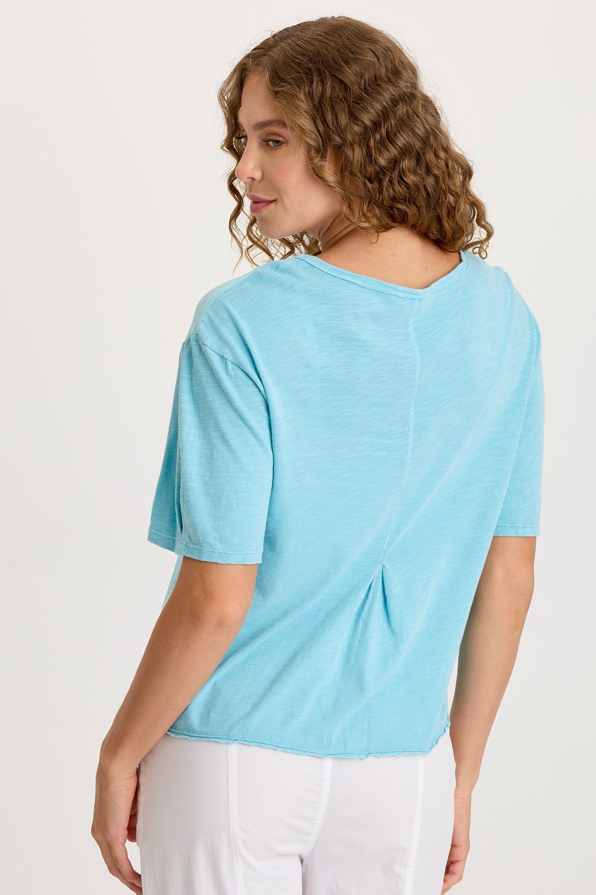 Esti Linen Short Sleeve Tee