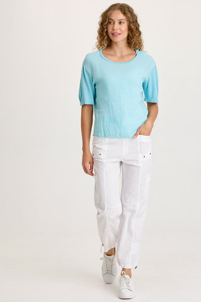 Esti Linen Short Sleeve Tee
