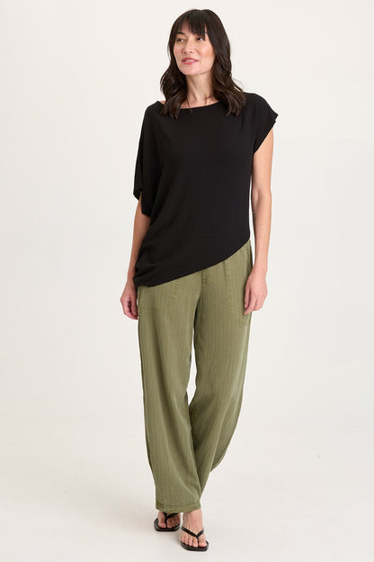 Helmi Asymmetrical Crepe Top