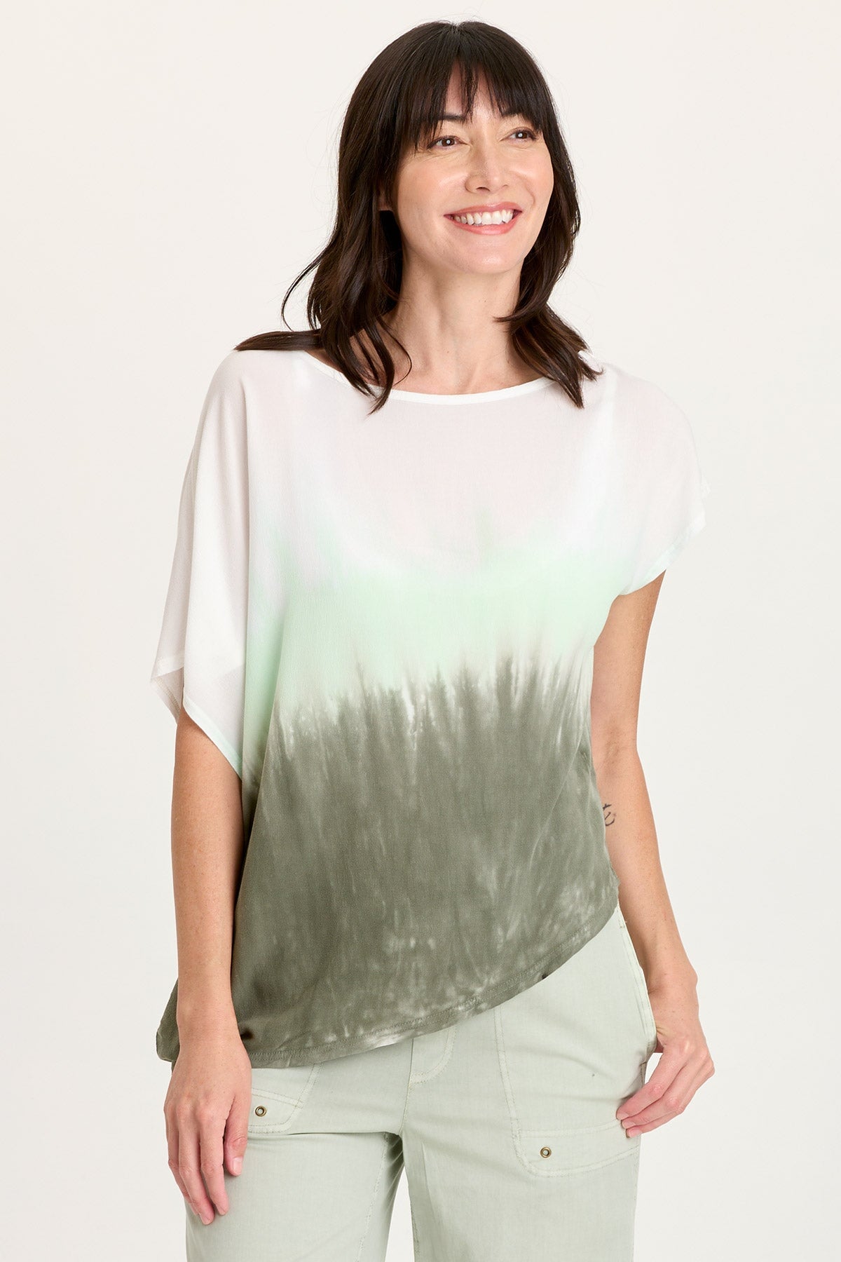 Helmi Asymmetrical Crepe Top