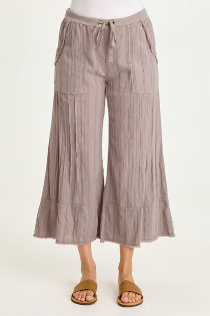 Doyen Textured Gauze Crop