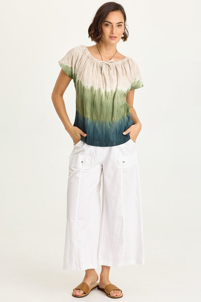 Gottfried Poplin Gaucho Crop