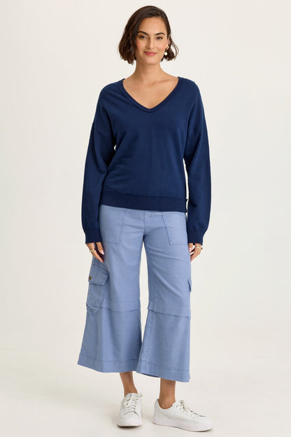 Rosalina Twill Cargo Gaucho Crop