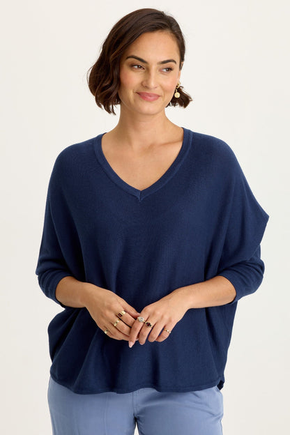 Zia Knit Dolman 3/4 Sleeve Top