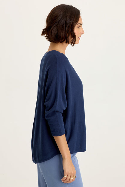 Zia Knit Dolman 3/4 Sleeve Top